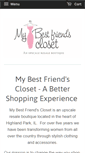 Mobile Screenshot of mybestfriendsclosethp.com